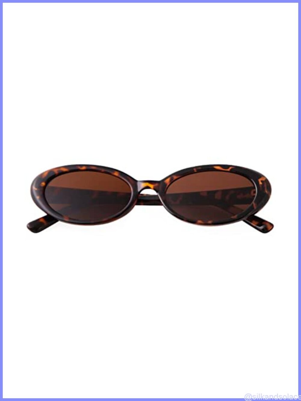 Retro Oval Sunglasses for Women UV400 Polycarbonate Small Face